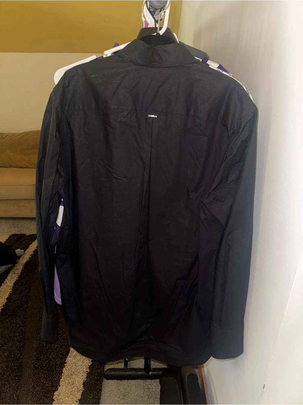 Louis Vuitton Men's Black Field Jacket with Utility Pockets
